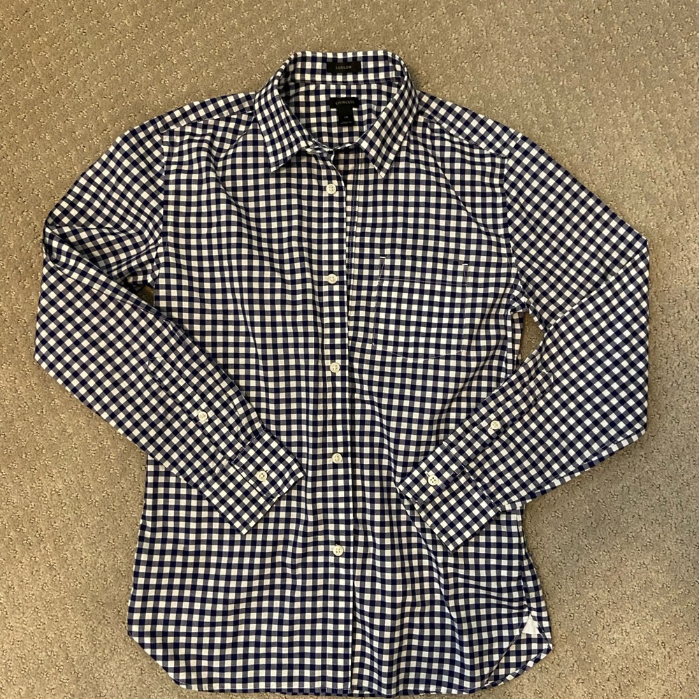 Boy’s Ludlow Crewcuts Plaid Button Down Shirt